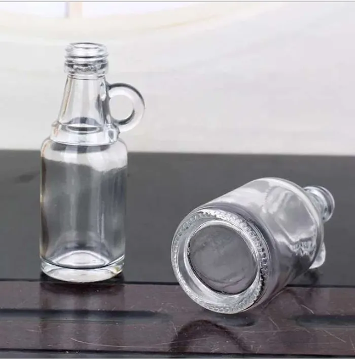 35ml 50ml 100ml Gallon Glass Growler Red Wine Jugs and Beer Jug with Handle Screw Cap Sealing for Wine and Liquor Bottles
