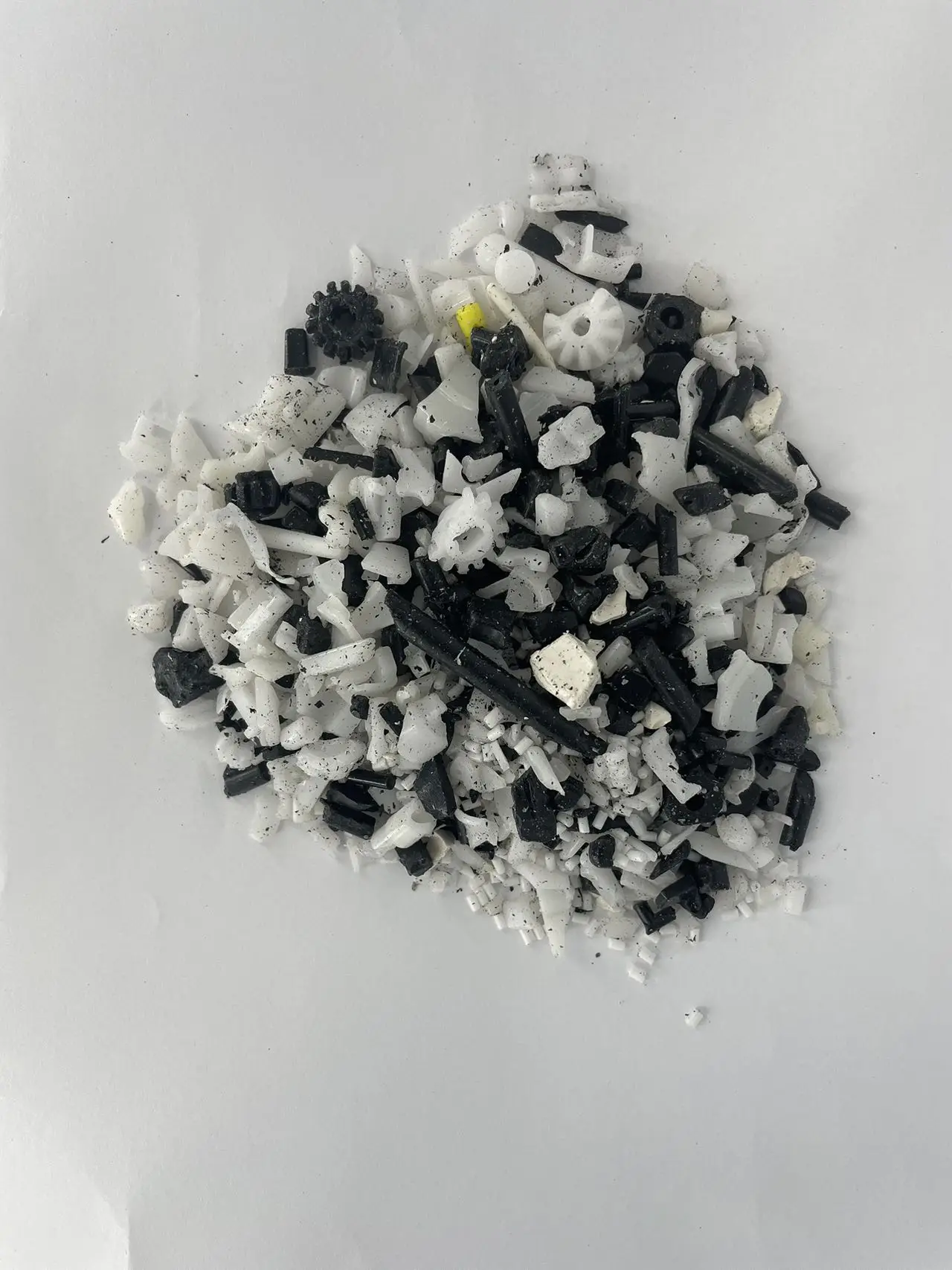 POM пластик Regrind | POM черный белый смешанный цвет | Полиацеталь | Поставщик материалов
