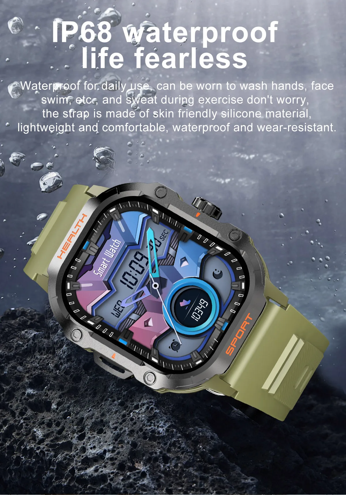 2024 Upgrade Best Selling Hello Watch 3 Plus Ultra Smartwatch AMoled 49mm Series 9 Sports Square Metal Case iOS Operation System