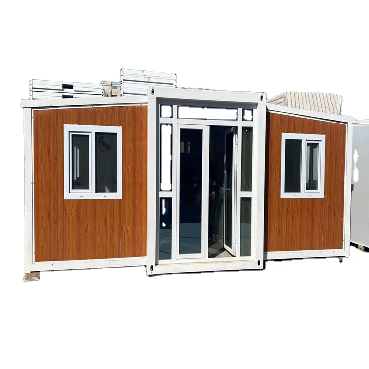 Australian Standard Granny 2 Bedrooms Prefabricated Expandable Container House With Terrace 5621