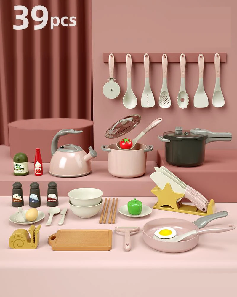 Детский кухонный игровой домик набор игрушек имитация кухни детское приготовление пищи интересное хранение игровая