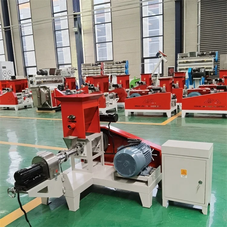 LIMA Factory Direct Sale Floating Feed Pellet Machine for Catfish Talapia Pet Automatic Small Floating Fish Feed Making Extruder