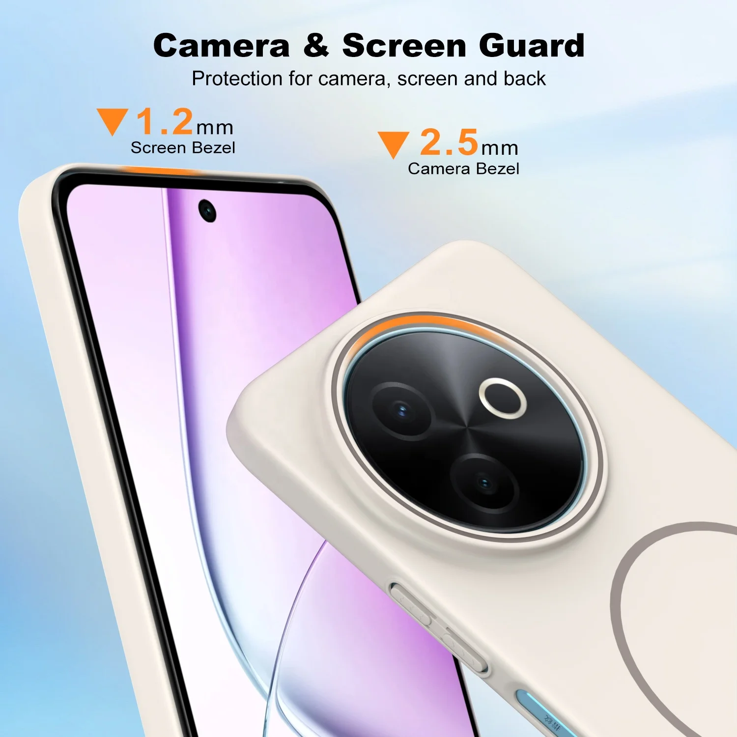 Hard PC Capa De Celular Wireless Charging Phone Case Back Cover for vivo  Y39 Y29 Y29s Y04 Y19 Y12 Y15 Y21 Y33s Y16 Y38 Y20 Y20i