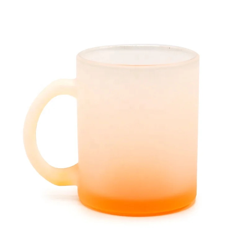 11oz Sublimation Glass Mug Gradient