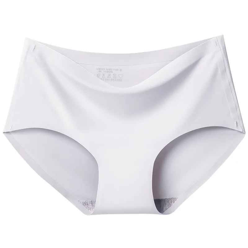 2023 Seamless Ice Silk Panties For Women Intimate Comfort Briefs Large ...