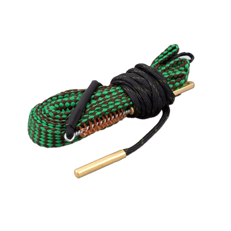 Snake Cord Bore Rope Brush Cleaning 5.56mm Calibre Hunting Barrel Cleaner 