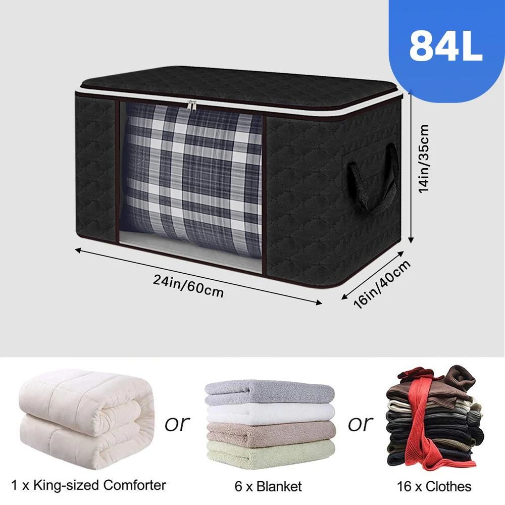 36l Clothes Storage Foldable Quilt Clothes Storage Bags Clothing ...