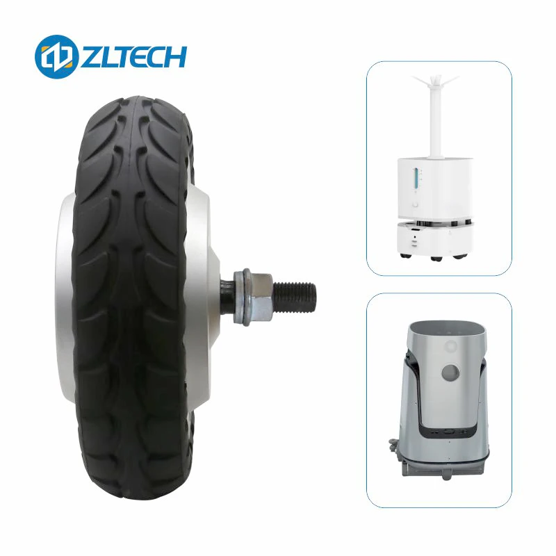ZLTECH 8インチ 24V 36V 48V 350W 150kg積載量 ホイール ブラシレスDC