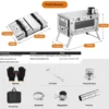Stainless Steel Tent Stove Model B