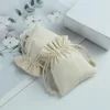 Off-white fabric with cotton rope