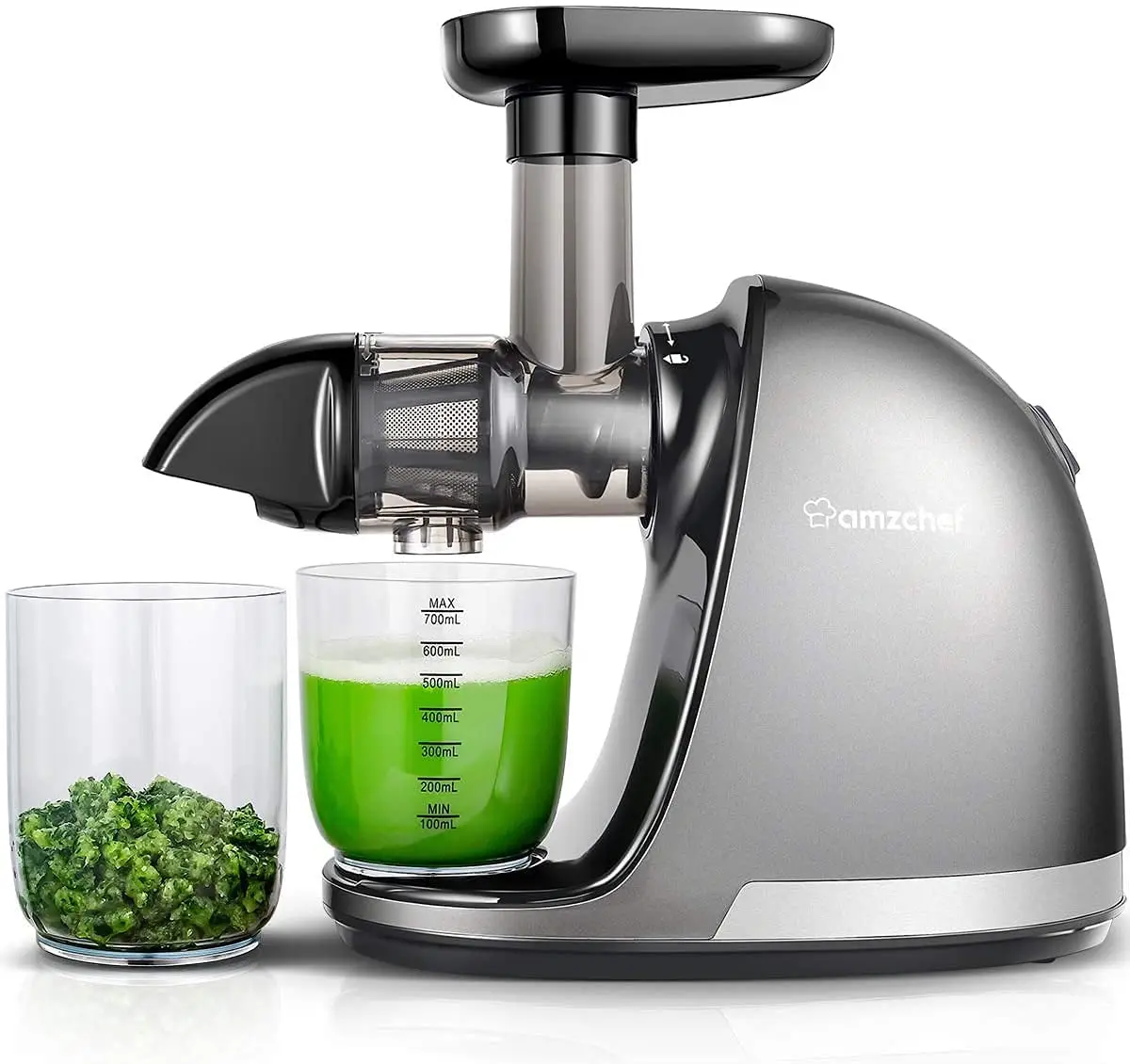 Amzchef-exprimidor Automático 4 En 1 De Frutas Frescas,Exprimidor Eléctrico  De Naranja,Licuadora,Extractor Lento - Buy Profesional Tornillo Inteligente  Tomate Mango Vegetales Exprimidor De Portátil De Granada Zanahoria  Exprimidor 4 En 1 Exprimidor 