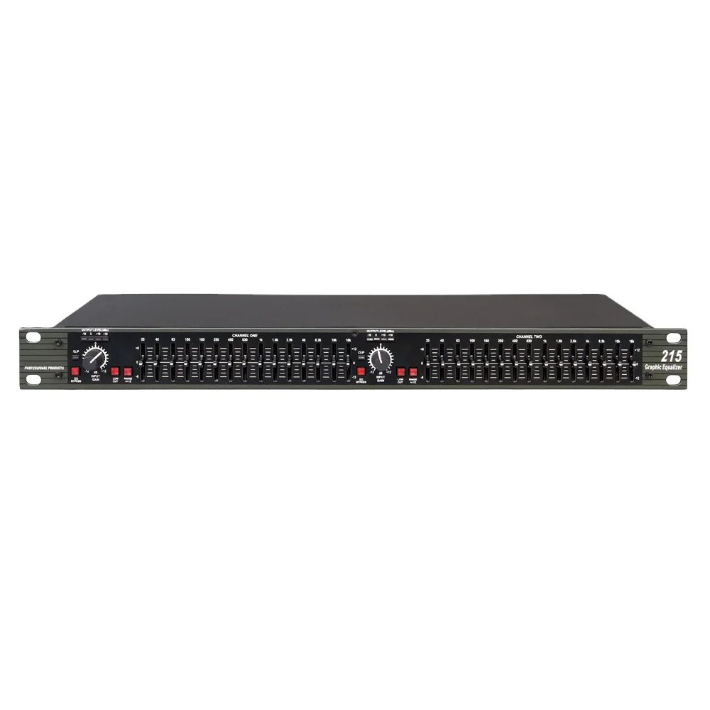 Factory Wholesale Dbx 215 Professional Audio Equalizer 2x15 Band 