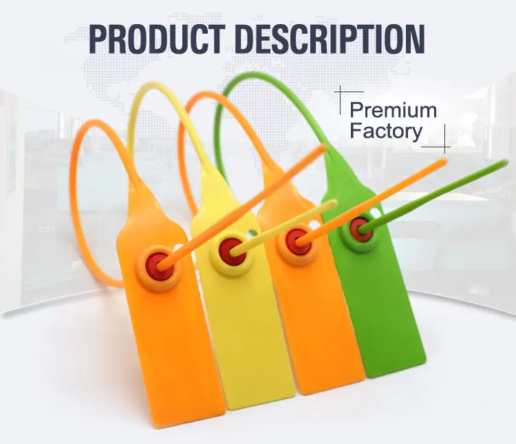 Plastic Coded Security Seal Hs Code With Barcode And Serial Numbers