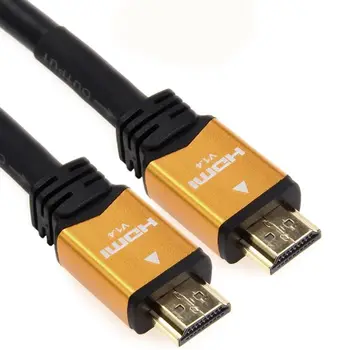 High speed cable gold plated hdmi cable w/ ethernet support 3d 4k blu-ray for ipad hdtv stb ps4 xbox one/360