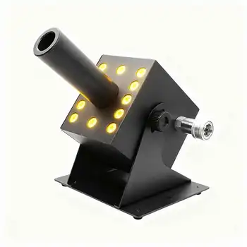 DMX Co2 Fog Machine with RGB LED Lights Stage Smoke Column Jet Cannon for Parties Wedding Event