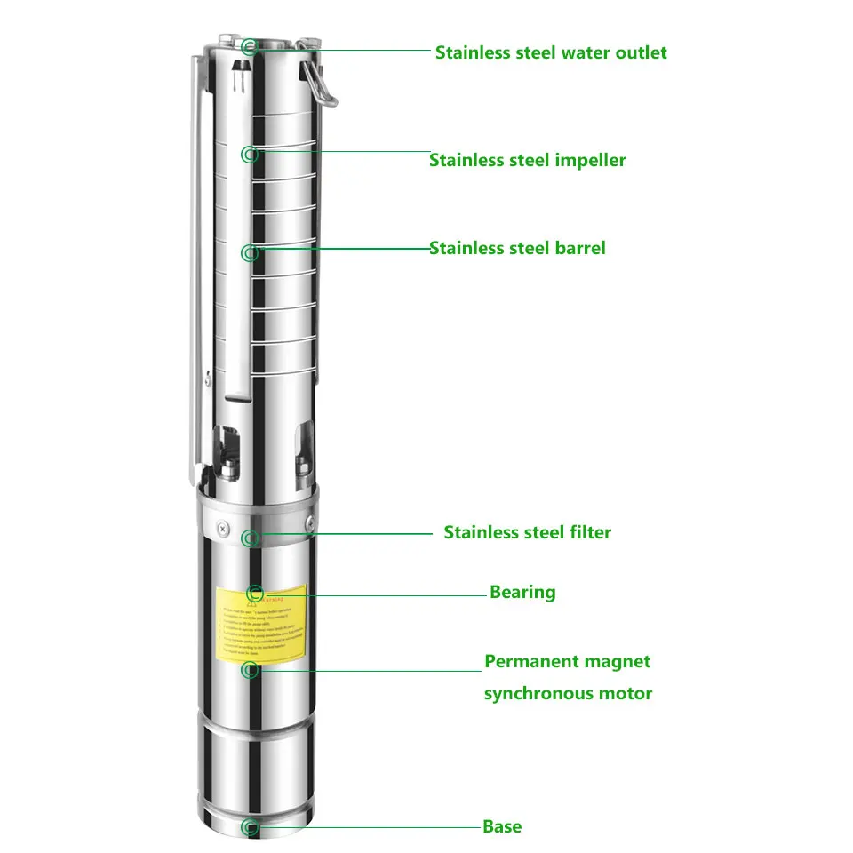 OEM 400W DC24V Submersible Fountain Pump Stainless Steel Good Quality Water Fountain DMX Pump