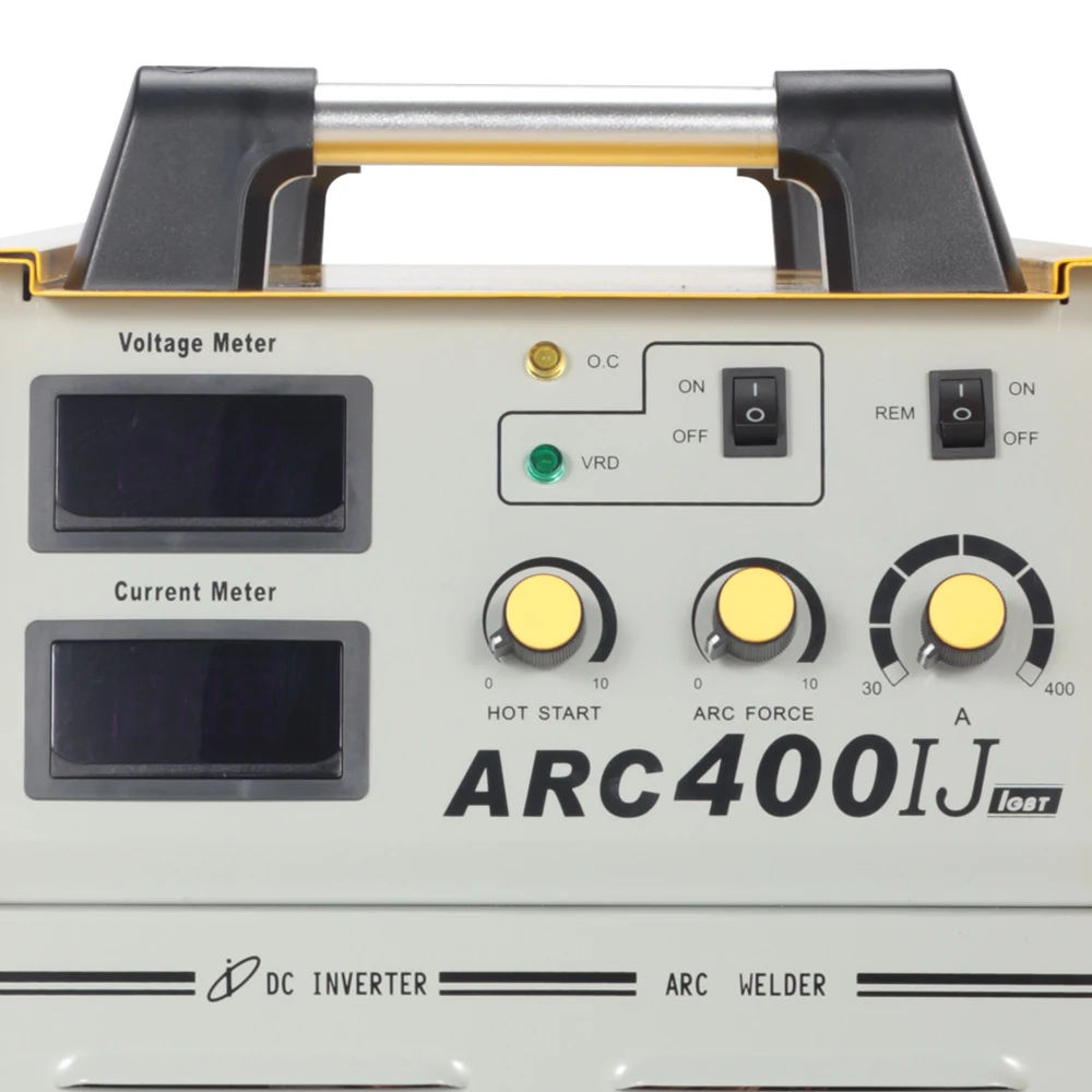 (Actual Current up to 400Amp) ARC400IJ 3 Phase 415 V Mma Inverter Arc 400 Amp Heavy Duty Industrial Welding Machine