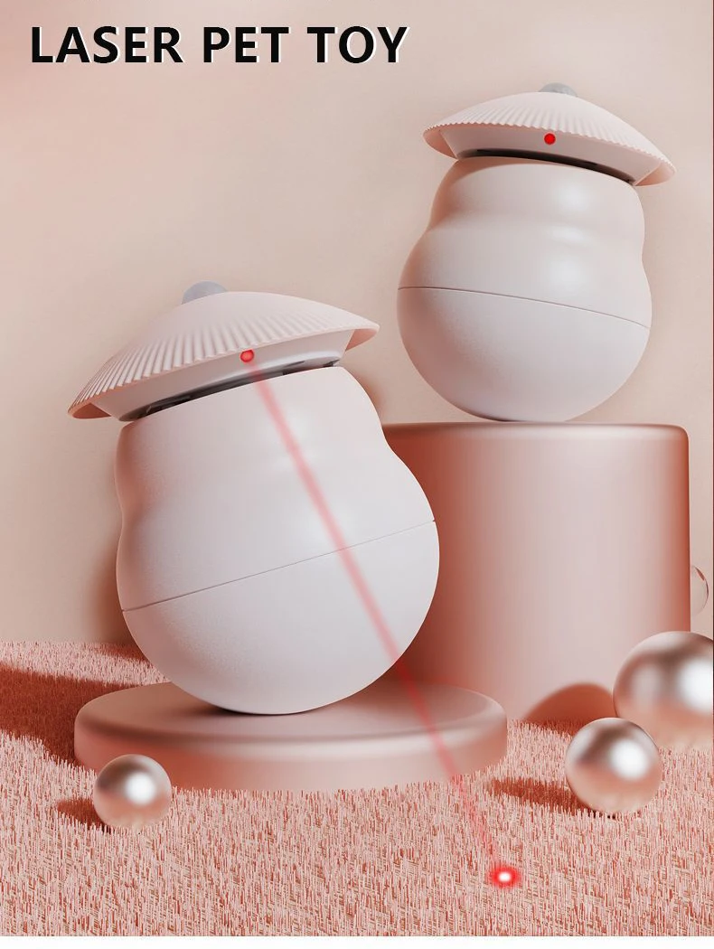 New Design Rechargeable Interactive Cat Laser Toy with Real Random Trajectory and Motion Activated Tunnel Pet Products manufacture