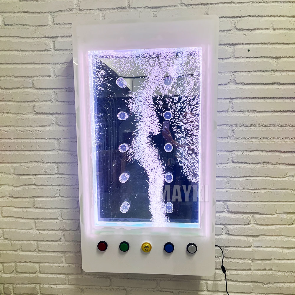 Interactive LED Water Bubble Wall for Multi-Sensory Rooms