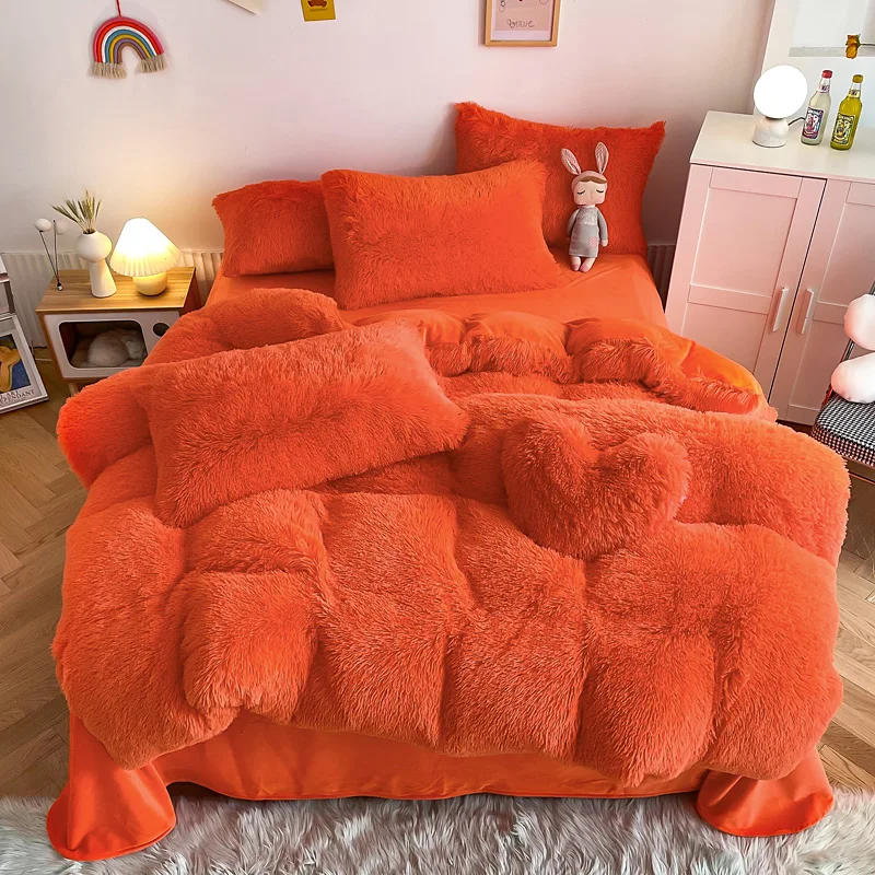 Hot Sale Designer Comforter Sets Luxury 4 Pieces Thick Protective Warm