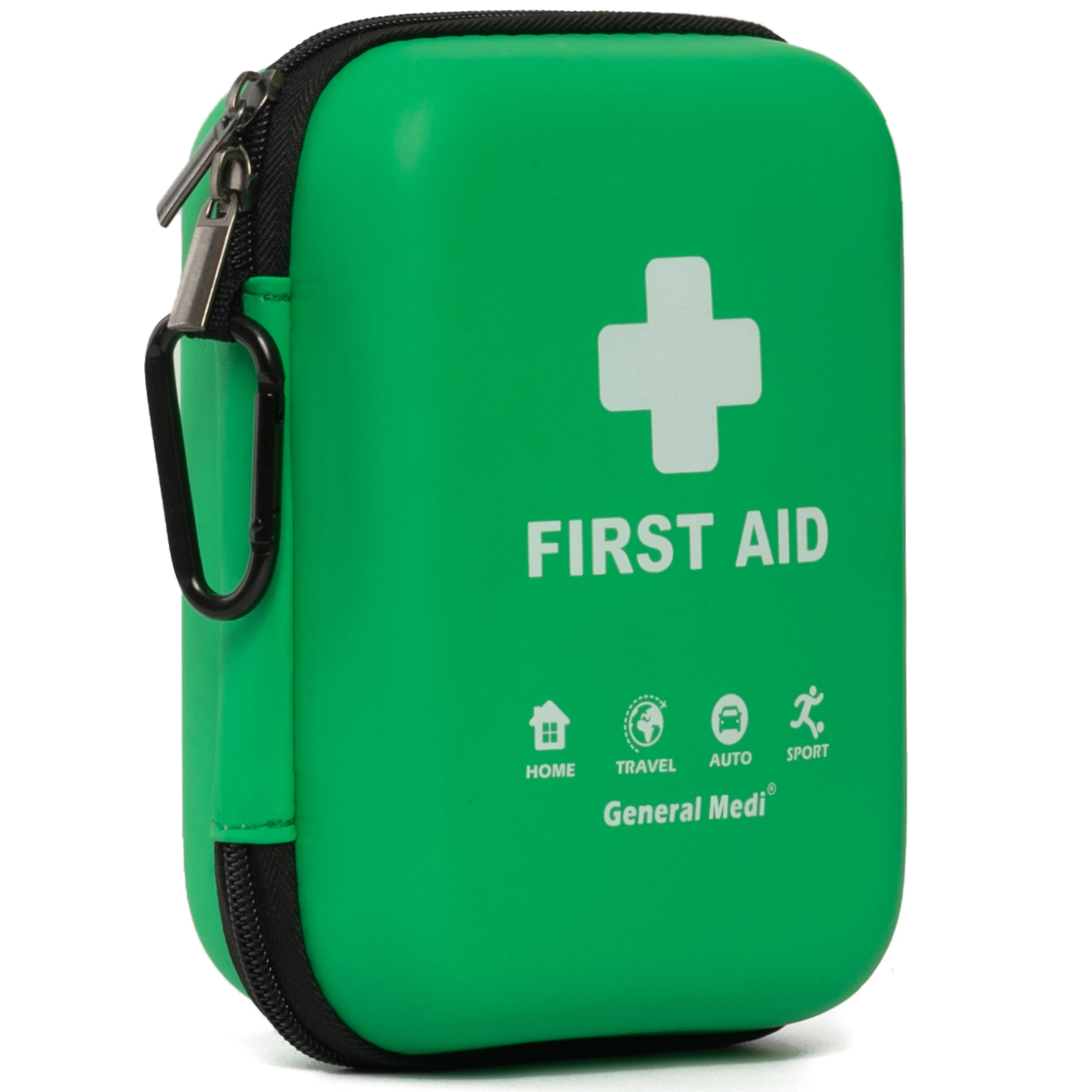 170 Pieces Green First Aid Emergency Kit Durable First Aid Box First ...