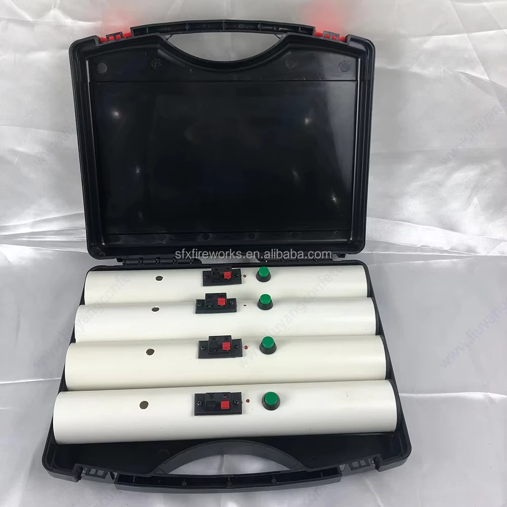Remote Control Indoor Stage Fireworks Machine Hand Gun Firing Cold Pyro Iron Spark Sparkler for India Shooter