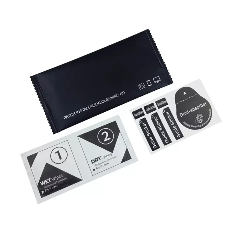Screen Protector Install Accessories Card Squeegee Wrap Install Tool Set for Mobile Phone