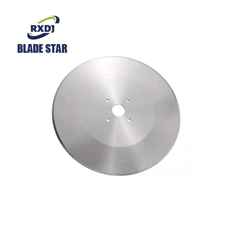 Round Cutter Blade Paper Slitting Cutter Round Carbide Roll Cutting Circular Knives for Disc Paper Blade