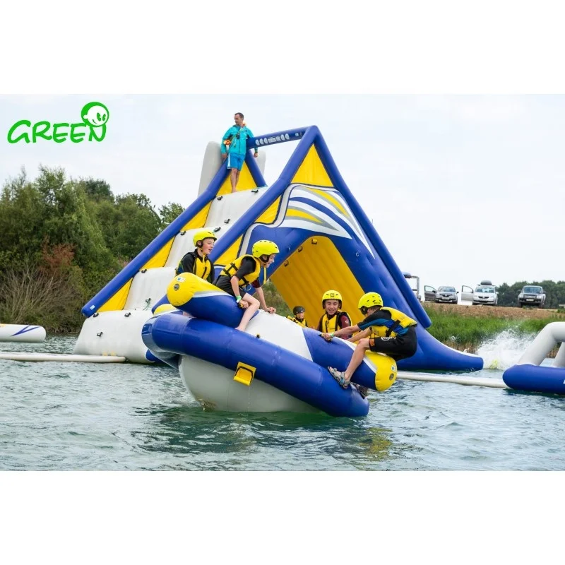 Outdoor large children's water park amusement inflatable water float
