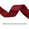 Burgundy-1cm, 10 Yards Per Roll