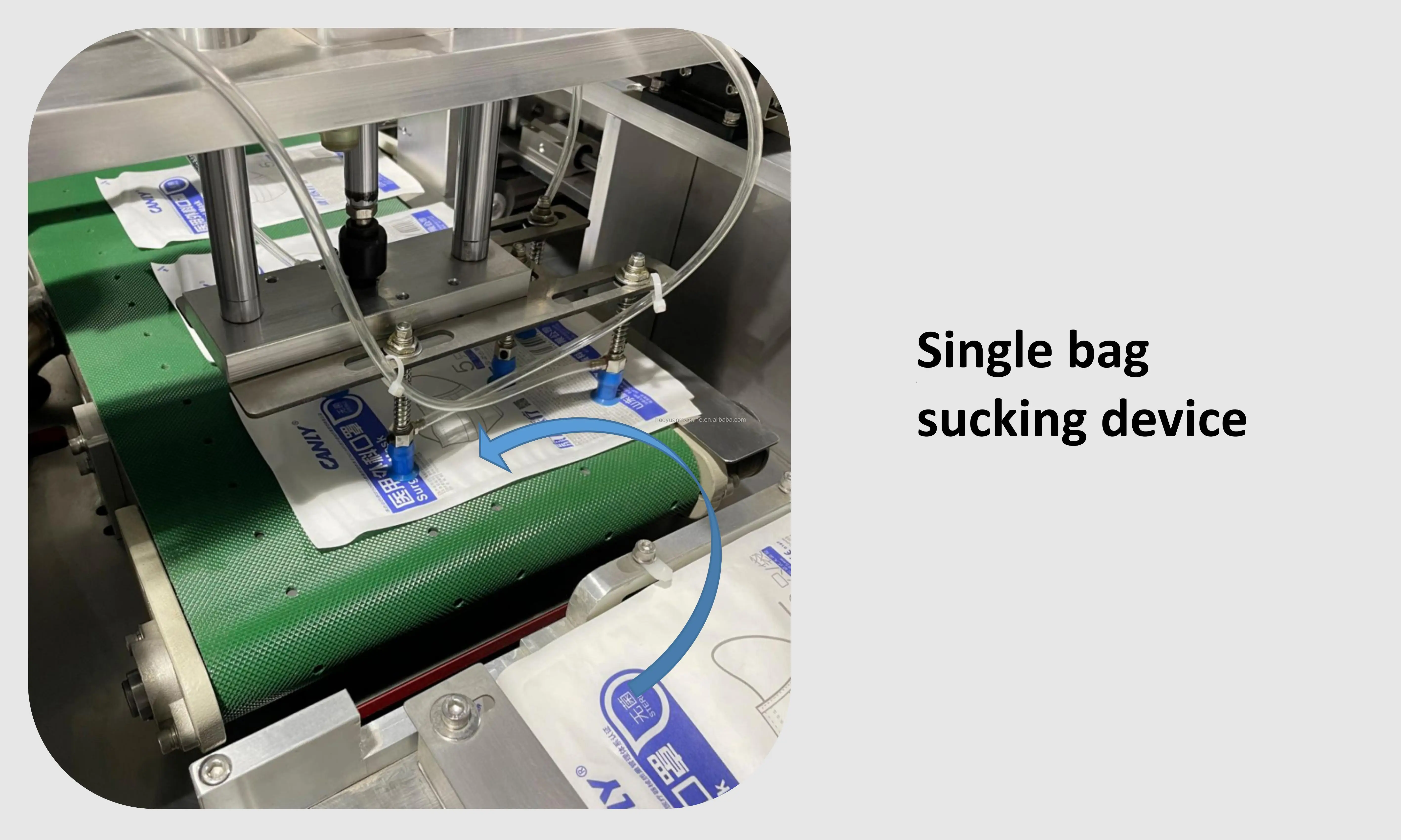 Haoyuan HY-100 Automatic Multi-function Doypack Packing Machine Plastic Packaging Four Side Sealing 25bag/min details