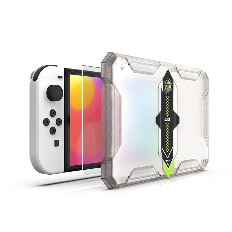 Защитная пленка для экрана Nintendo Switch OLED с закаленным стеклом 9H HD