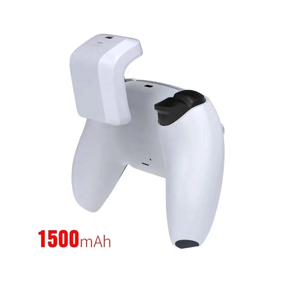 Premium Game Player Accessories Ps5 Controller Battery Pack Power Bank 1500mah Charging Kit Rechargeable Backup Type C Battery