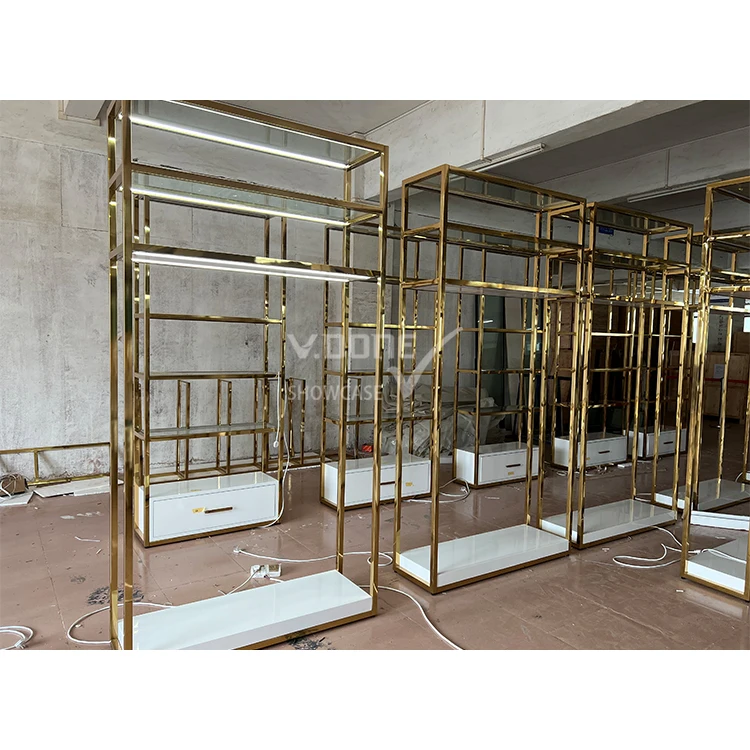 Boutique Store Display Stand Clothing Rack Apparel Retail