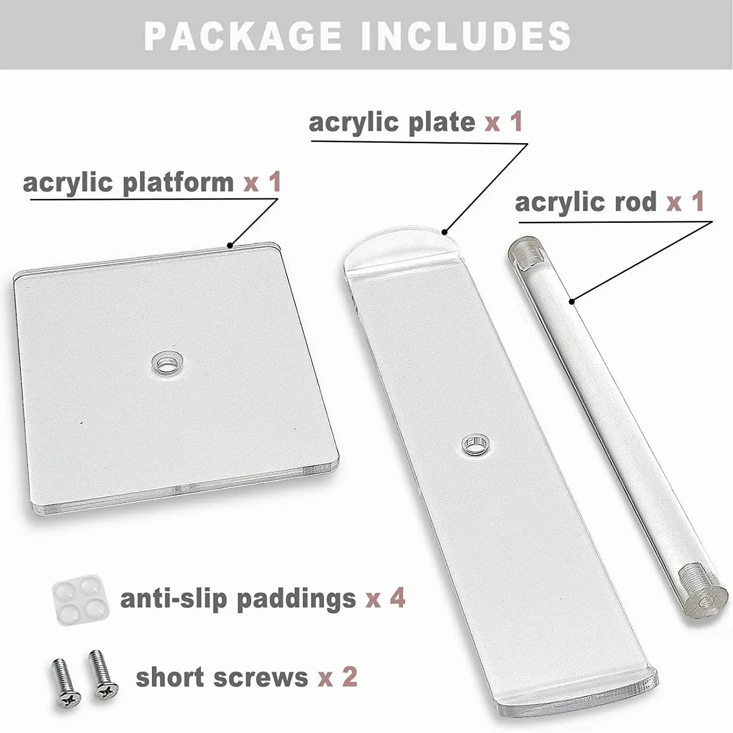 Transparent Hair Bands Display Stand Desktop Dresser Organizer Turban