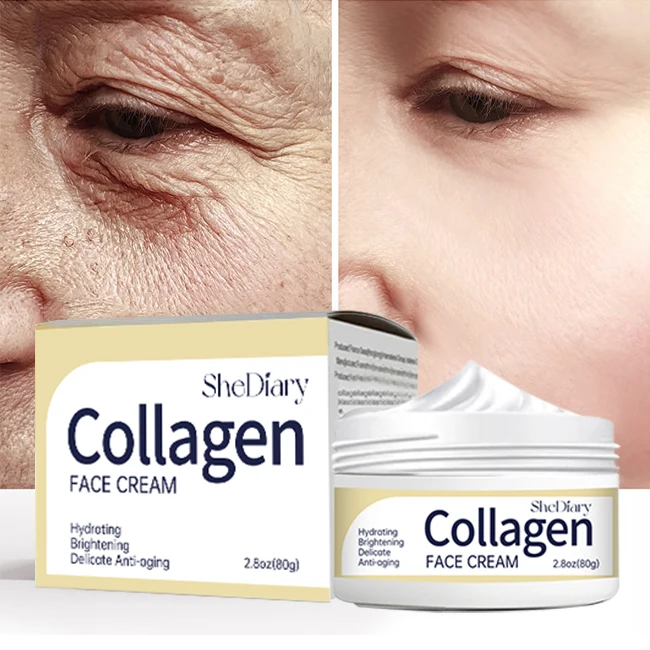 Crema facial de colágeno