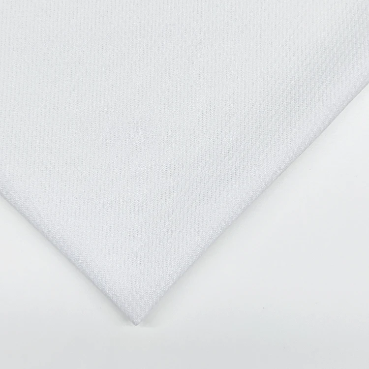 Factory Wholesale Soft Bird Eye Eyelet Fabric, Solid 100% Polyester Material Eyelet Fabric for Yoga Wear/ factory