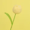 ทิวลิปไขมันเหลืองเดี่ยวใหญ่