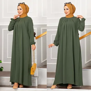 CCY 2023 New Design Traditional Muslim Clothing Turkish Dress Musulman Abaya Kaftans Prom Evening Dresses Islamic Women Abaya