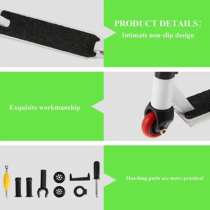 Finger Scooter Set with Mini Scooters Tools Metal Alloy  Mini Finger Scooter Interactive Finger Toys