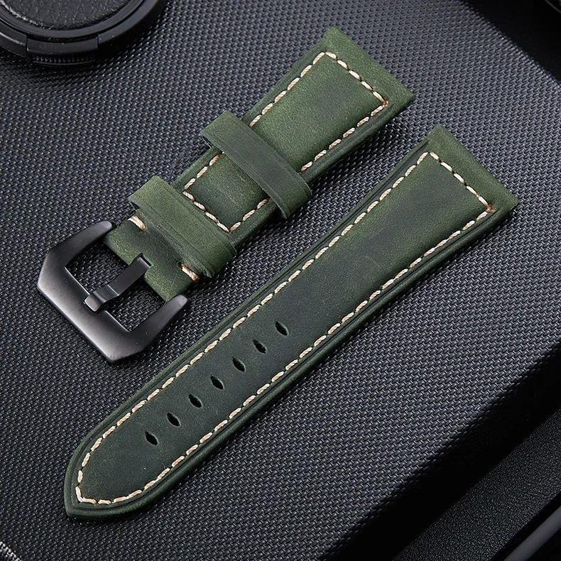 Aplle Oem Fitness Mechanical Theorema Forecast Watch Leather Strap Button