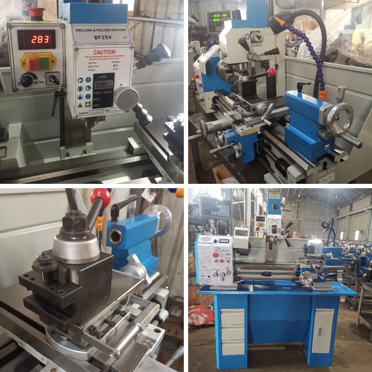 SP2306 Milling Lathe Combo Machine Fraisage Tour Combinaison
