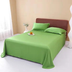 Custom Bamboo Bed Sheets Home Textile Ice Silk Bedding Sheet Set