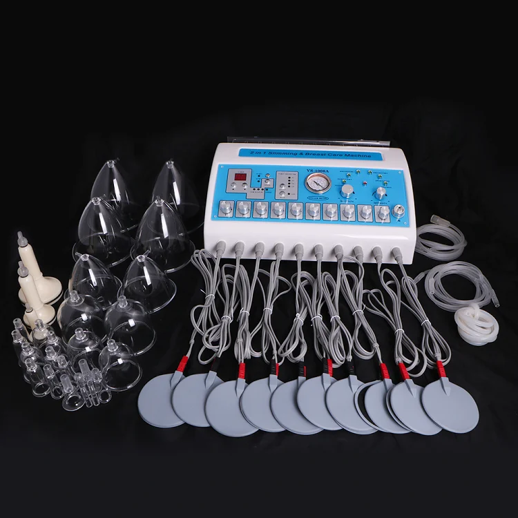 Ems body slimming vacuum therapy breast enlargement machine for buttock lifting