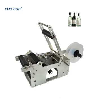 Semi Automatic Labeling Machine for the Round Bottle or Container/Desktop Stainless Steel Tube/Bottle Labeling Machine