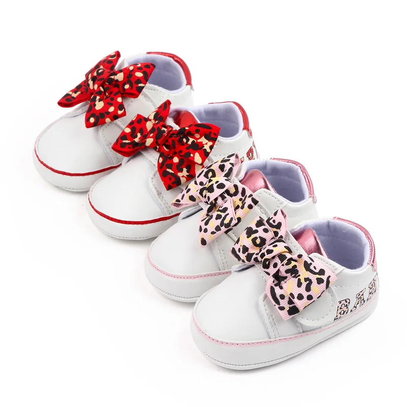 Big Bow Design Fancy Baby Girl Shoes Casual Sport Shoes for Girls