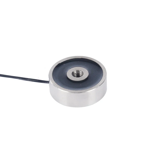 6v 12v Dc 1w 1Kg Circular Holding Mini Disc Solenoid Electromagnet
