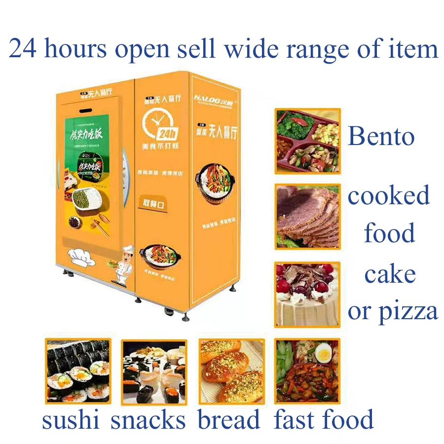 Canada Commercial Pizza Vending Machine Oven Heating Hot Instant Food