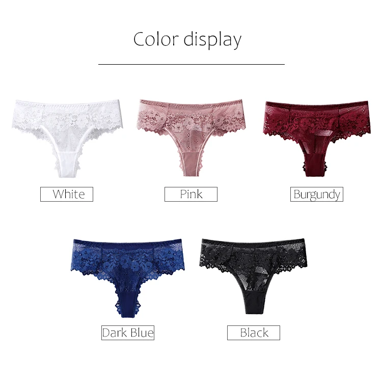 Customized Lacie Thong Panty Low Rise Sexy Women Panties Cotton Crotch ...