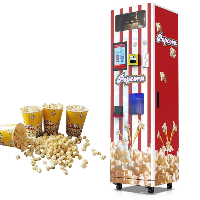 Máquina expendedora de palomitas de maíz de autoservicio para centro  comercial - TECNOLOGÍA SHENZHEN HAOMIN LIMITADA